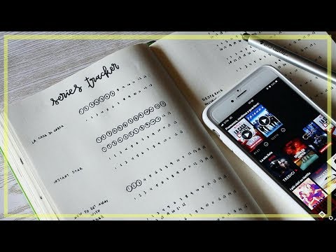 tv-series-tracker-//-bullet-journal-2018