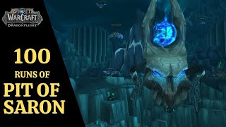 Loot from 100 Runs of Pit of Saron @Seathrift