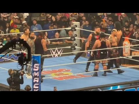 The Bloodline Vs Sami Zayn Jacob Fatu Jimmy Uso Full Match WWE Smackdown 8 15 2025