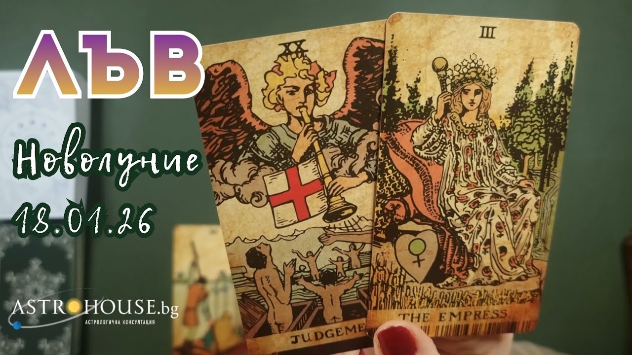 ✨Лъв✨ Таро✨ Новолуние✨ 18 януари 2026✨