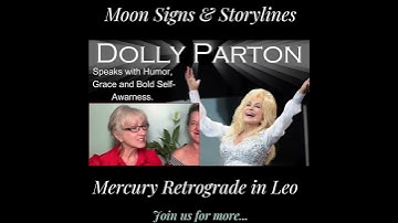 Mercury Retrograde in Leo and Dolly Parton. Yes!   Live by example on the New Moon Leo #shorts  2025