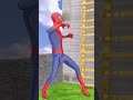 Ladder Run Challenge with Spiderman vs Venom vs Spider Gwen #gta