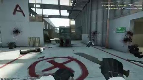 CS:GO De_Vertigo - 1v4 Clutch with a bot!