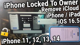 How to Remove iCloud Owner Lock on iPhone 11, 12, 13, 14 BYPASS iOS 16.5