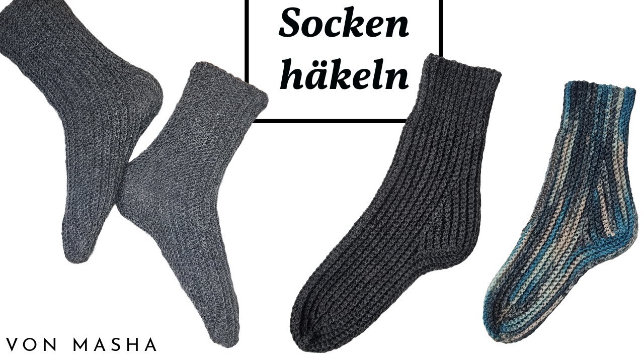 Socken häkeln! Wie ich es mache