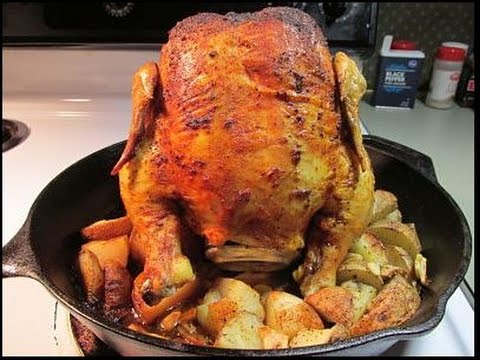 Oven Roasted Beer Can Chicken