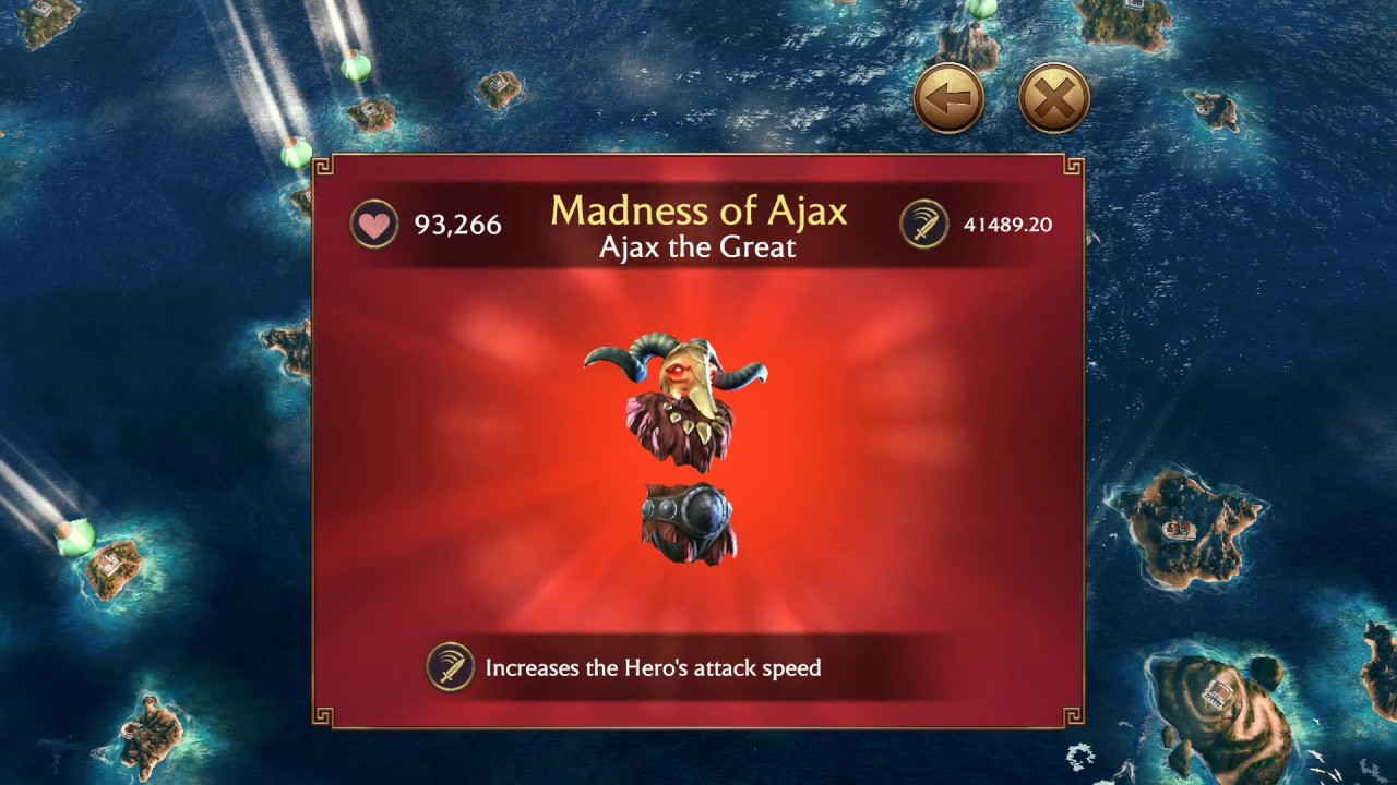 OLYMPUS RISING Ajax UNIQUE item ~ Madness of Ajax