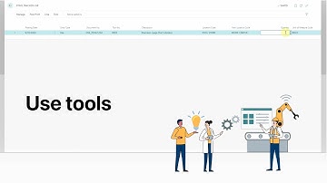 12 | Using tools in Microsoft Dynamics 365 Business Central with IBODigital