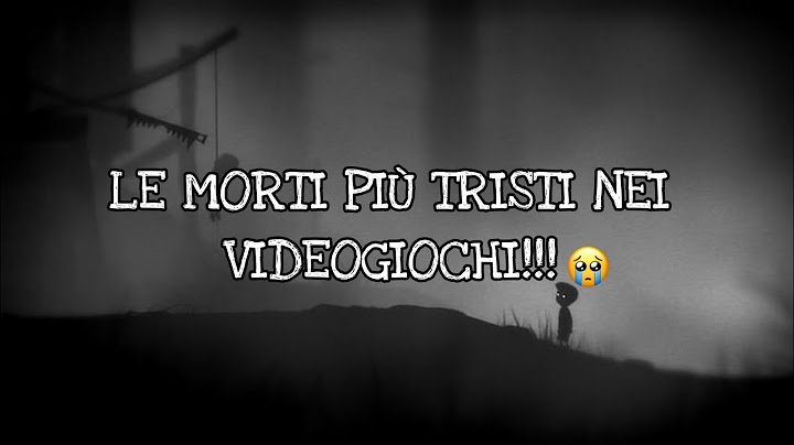 LE MORTI PIÙ TRISTI NEI VIDEOGIOCHI!!!!💔