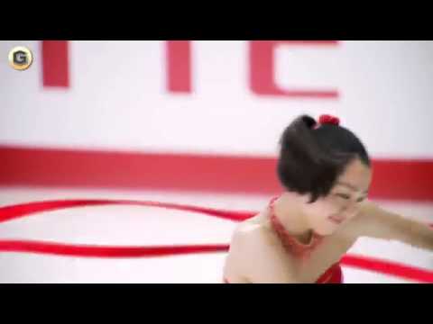 浅田真央 CM ロッテ ガーナ 「 メッセージリボン」篇