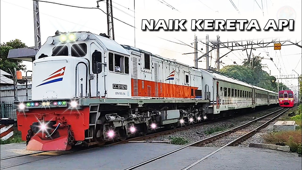 Naik Kereta Api Ngerasain Enak Dan Cepatnya Kereta Indonesia Kai Krl Youtube