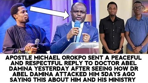 APST MIKE SENT A PEACEFUL REPLY TO A. DAMINA YESTERDAY AFTER HEARING WHAT HE SAID ABOUT HIS MINISTRY