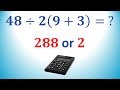 48÷2(9+3) = ? | Viral Problem | Correct Answer Explained Inside