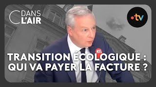 Transition écologique : qui va payer la facture ? #cdanslair Archives 2023