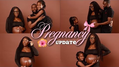 PREGNANCY UPDATE 🤰🏾| 1st , 2nd & 3rd Trimester Symptoms, We Got Married, Moving + More