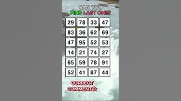 CAN YOU FIND LAST ONE? Find 3 pairs of identical numbers/Dementia Prevention Quizzes/Tests.No.113