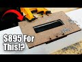 Turning a piece of scrap into a custom router template