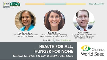 #WorldSeed2023 - HEALTH FOR ALL, HUNGER FOR NONE
