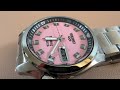 Seiko x Rowing Blazers Unboxing &amp; Review SRPJ67 Pink dial