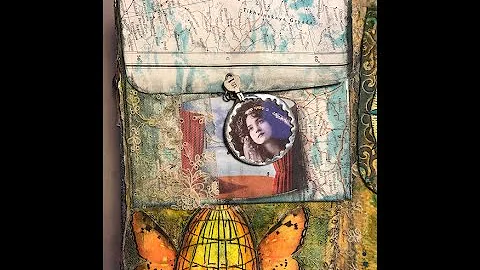 Add a Handmade Envelope to an Altered Book