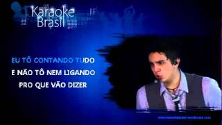 Video thumbnail of "KARAOKE - Luan Santana - Amar Não É Pecado"
