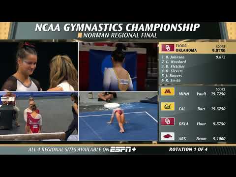 NCAA Women's Gymnastics Norman Regional Final