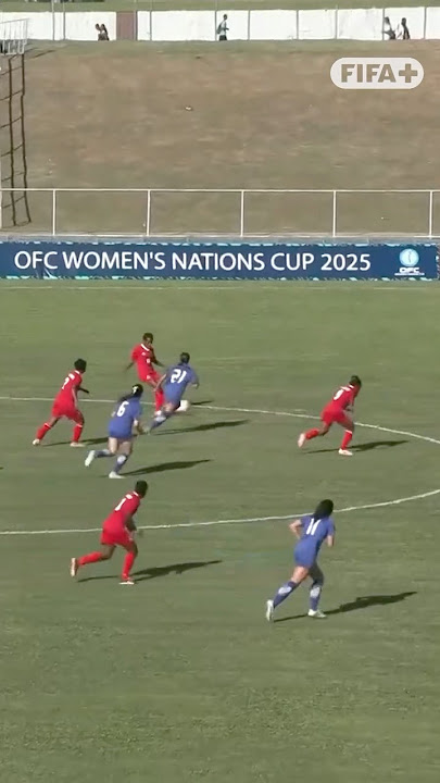 Marie Kaipu opens the scoring for Papua New Guinea at the 2025 OFC Women's Nations Cup