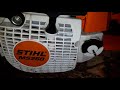 Stihl ms 250 после недели работы!