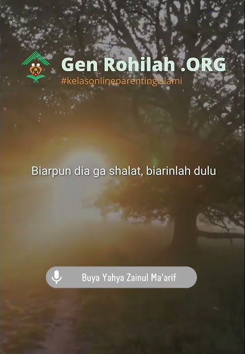 Cara Mengajarkan Anak Berbuat Baik  - Buya Yahya
