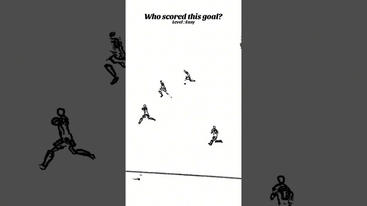 Who scored this goal (Easy) #shorts #footballshorts #footballedits #viral