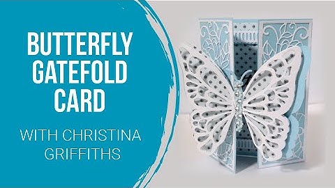 Butterfly Gatefold Card