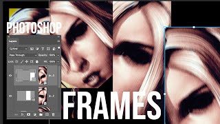 How To Use Frame Tool In Photoshop Tutorial | Graphicxtras