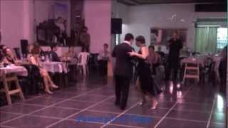CECILIA BULOTTA y GONZALO CABRERA bailando el tango COMPARSA CRIOLLA en FLOREAL MILONGA