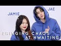 day6 jae and jamie bringing chaos at hwaiting