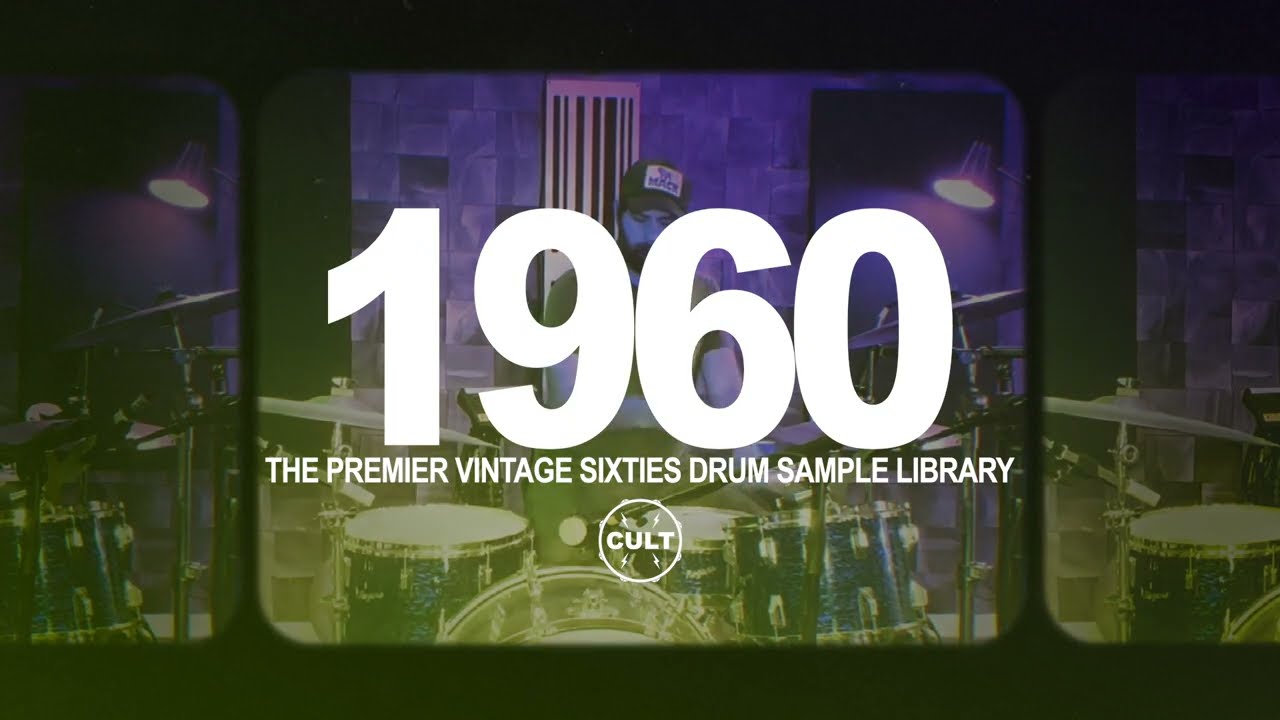 CULT DRUM SOUNDS: 1960 Drum Sample Pack Trailer #1