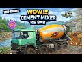 Super Big Cement Mixer Goes Crazy! | Kamaz K5 8x8 | MudRunner Gameplay