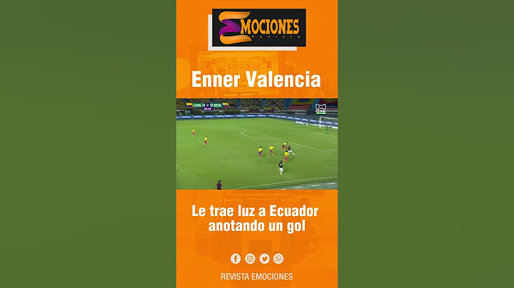 Enner Valencia le da luz a Ecuador anotando un gol contra Colombia