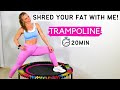 20 min cardio trampoline workout  full body trampoline workout  fun mini trampoline workout