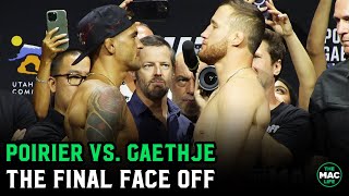 Dustin Poirier vs. Justin Gaethje Final Face Off | UFC 291 Ceremonial Weigh-ins