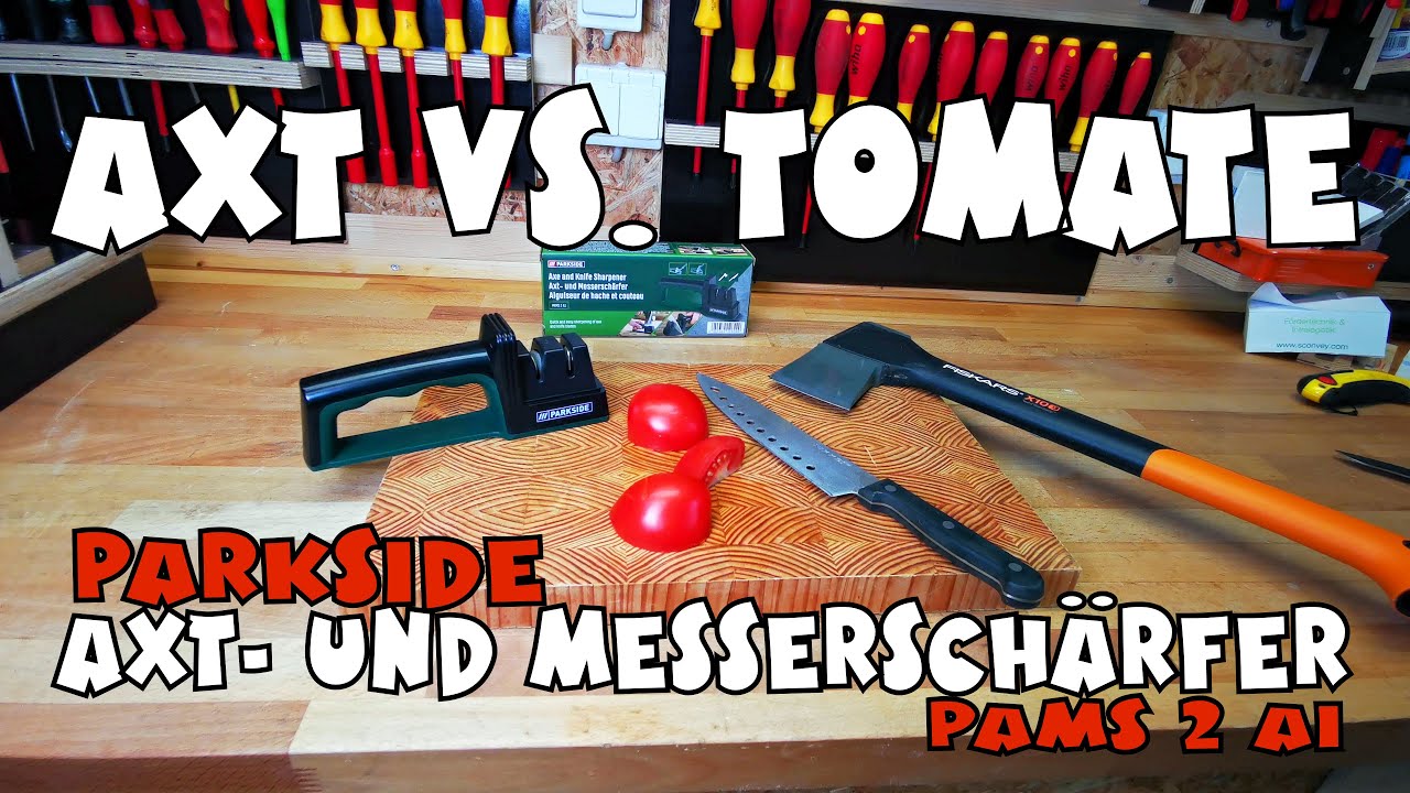 PARKSIDE® Axt- und Messerschärfer PAMS 2 A1 - YouTube