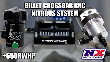 Unleash 650RWHP of Crossbar Nitrous Technology! Nitrous Express Single Entry RNC Nitrous System