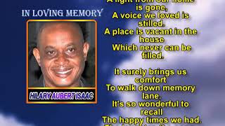 Hilary Aubert Isaac memorial 1