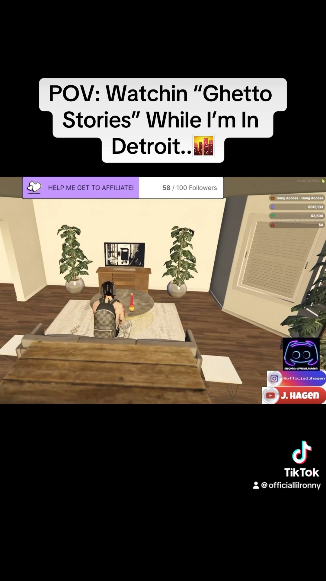 Watchin Ghetto Stories In Game In The Metro Detroit gta gta5 Watchin Ghetto Stories In Game In The Metro Detroit gta gta5