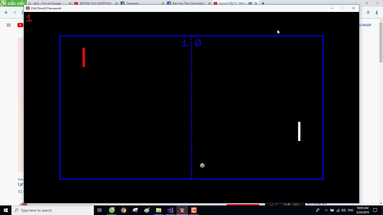 Demo Game Pong C++ - YouTube