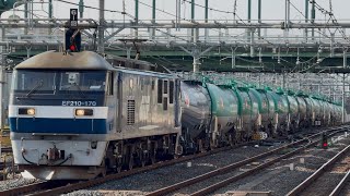 8876レ 新A127仕業　EF210-170（旧塗装）＋タキ16両大宮駅6番線通過！