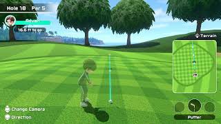 Nintendo Switch sports Golf. 18th Hole Eagle -2 by Advait Deshpande. #Golf #nintendoswitch #nintendo