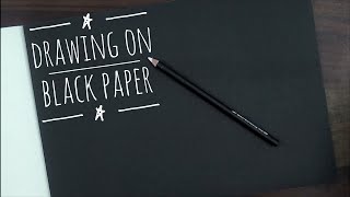 Easy Drawings With Black Paper 3