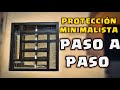 REJA MINIMALISTA -PROTECCIÓN MODERNA - PASO A PASO