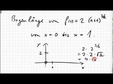 Video: So Messen Sie Die Bogenlänge