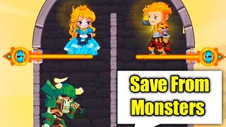 How To Loot Pin Pull & Hero Rescue | Save Princess From Monsters | #trending #hero #princess screenshot 1